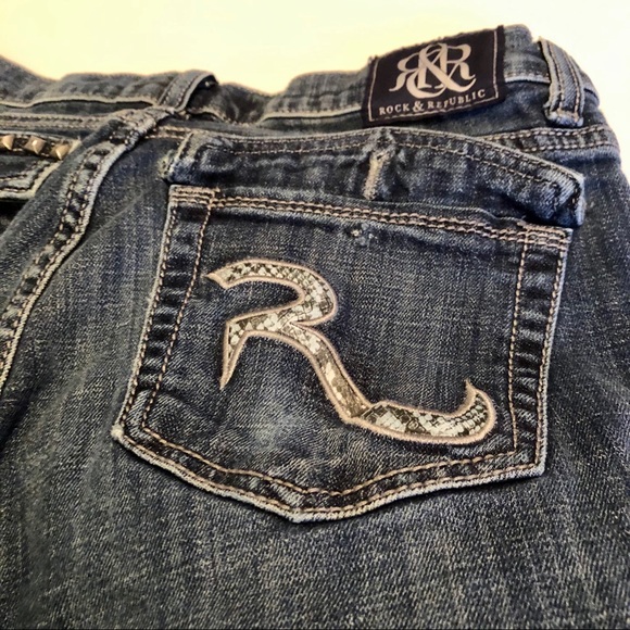 Vintage Rock & Republic Kassandra Studded Jeans - Picture 6 of 8